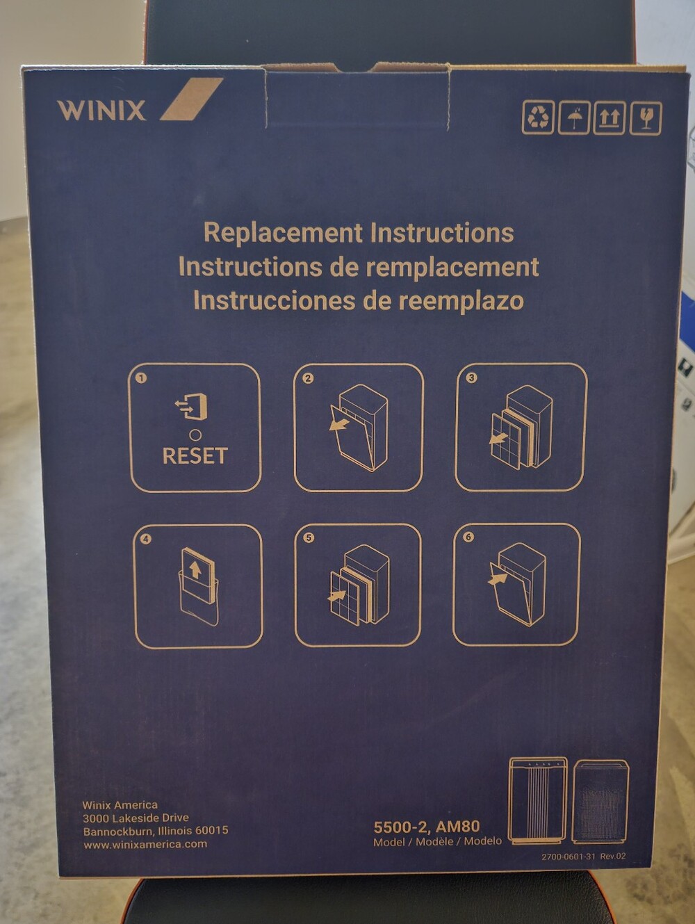 Winix Replacement Filter H X2 - Picture 7 of 8